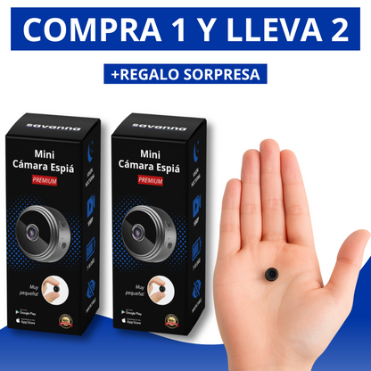 (COMPRA 1 Y LLEVA 2) Mini Cámara Espía PREMIUM [1080P ULTRA HD]